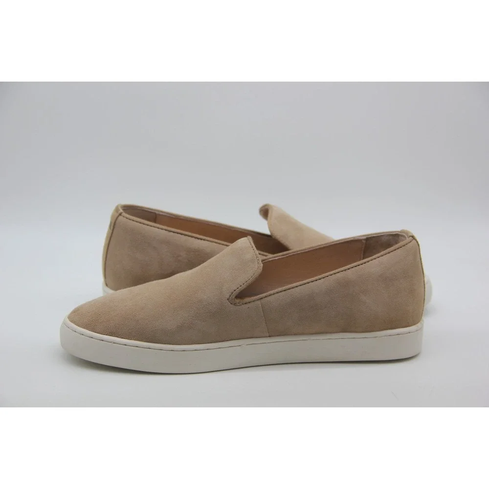 Birdies Womens The Swift Slip On Shoes 6 Tan Suede Comfy Sneaker Loafers Preppy